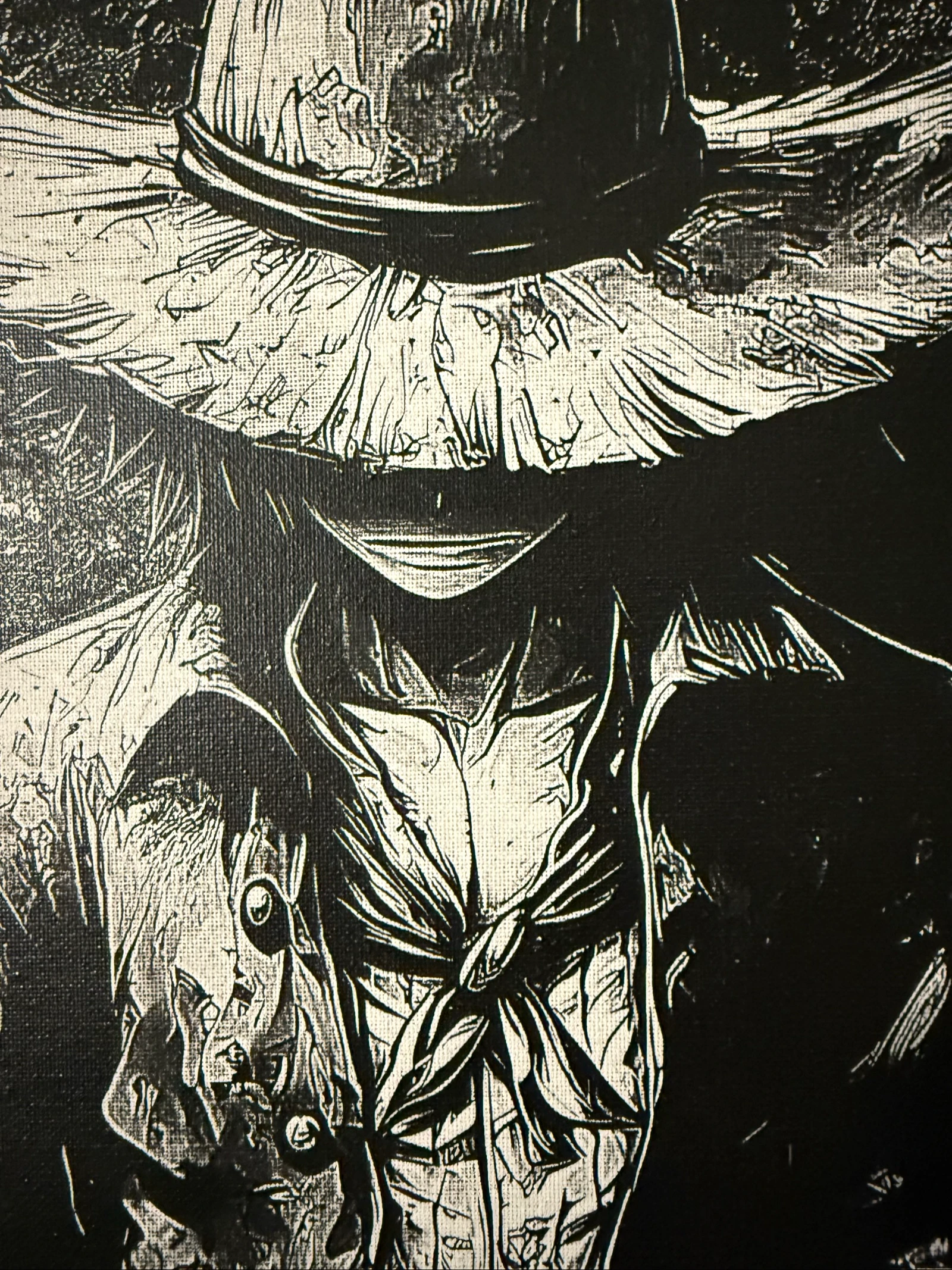 Realistische Luffy-stijl op canvas 30x40cm – photo 2